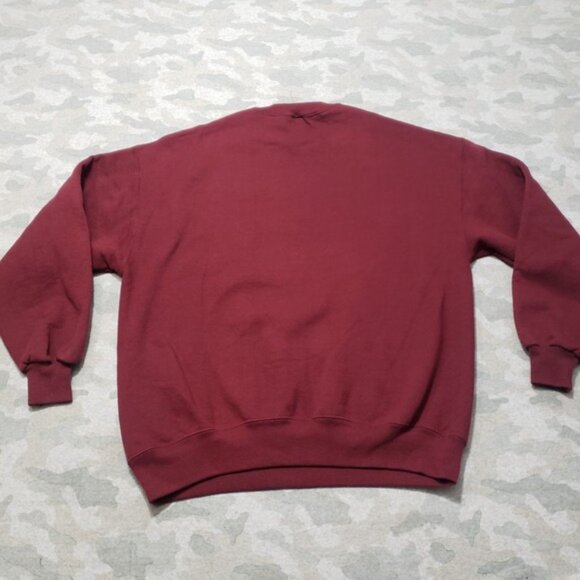 Vintage Destination Sweatshirt Mens XL Red Pullover Long Sleeve Made In USA - Picture 6 of 9